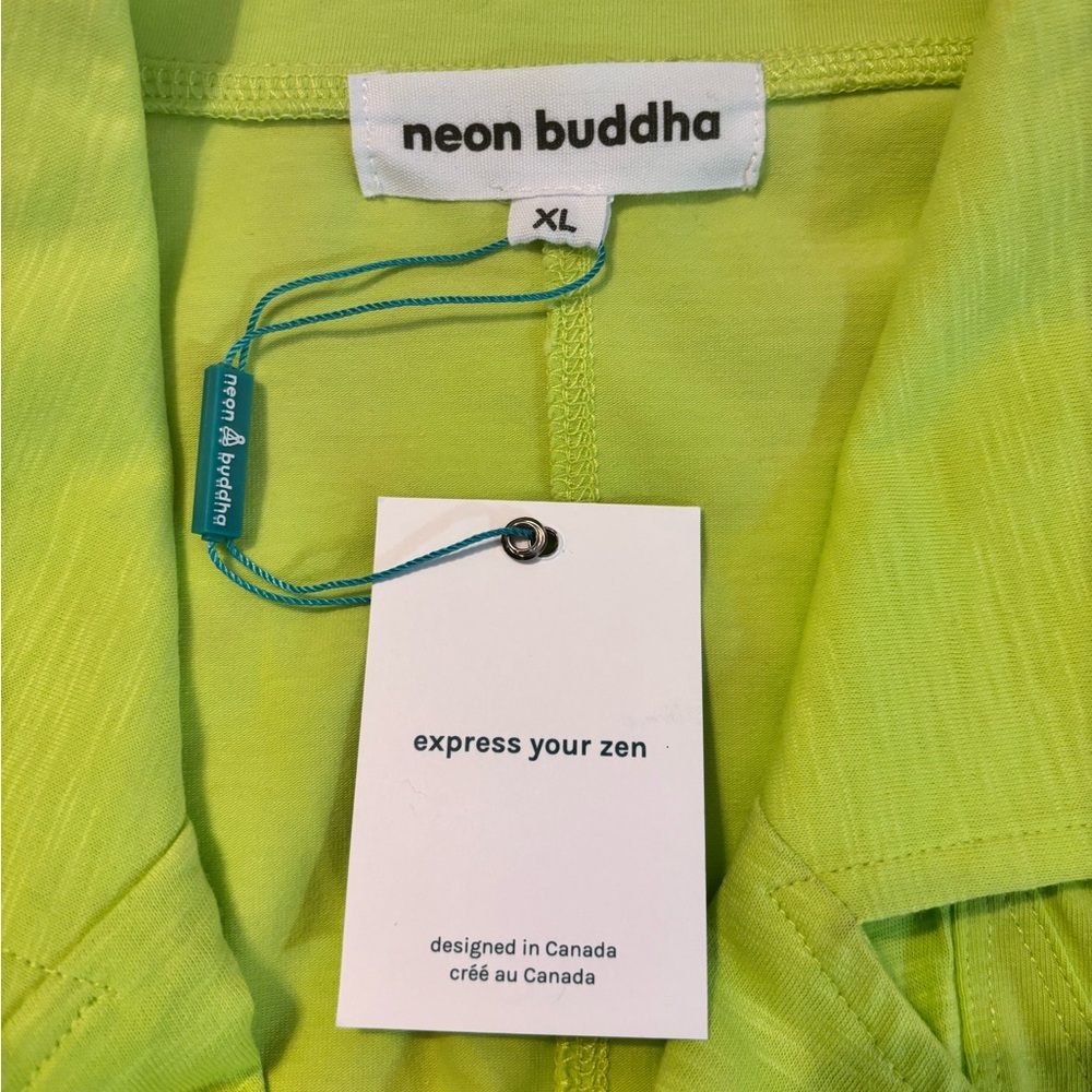 neon buddha Chartreuse Blazer - Picture 2 of 8
